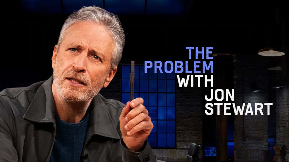 Jon Stewart in his Show 'The Problem with Jon Stewart'